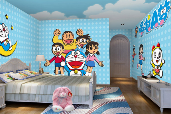 Wallpaper Anti Air, Wall Stiker, Stiker Dinding Motif Doraemon: Pilihan Dekorasi Dinding yang Menarik